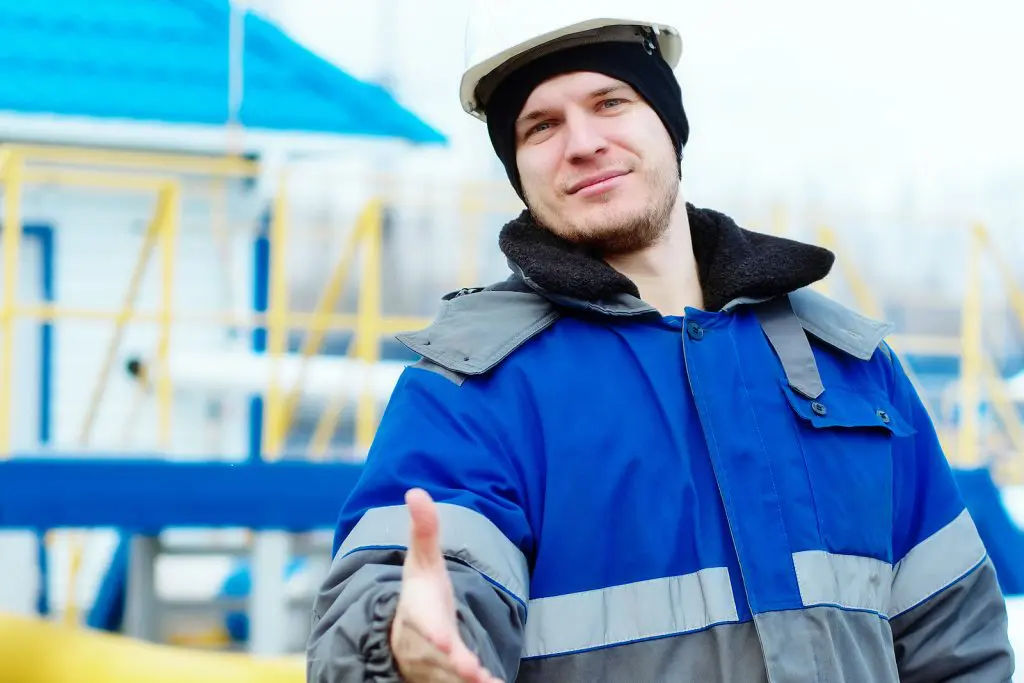 Invitation To Team Of Professional Gas Workers. Young Gas Engine